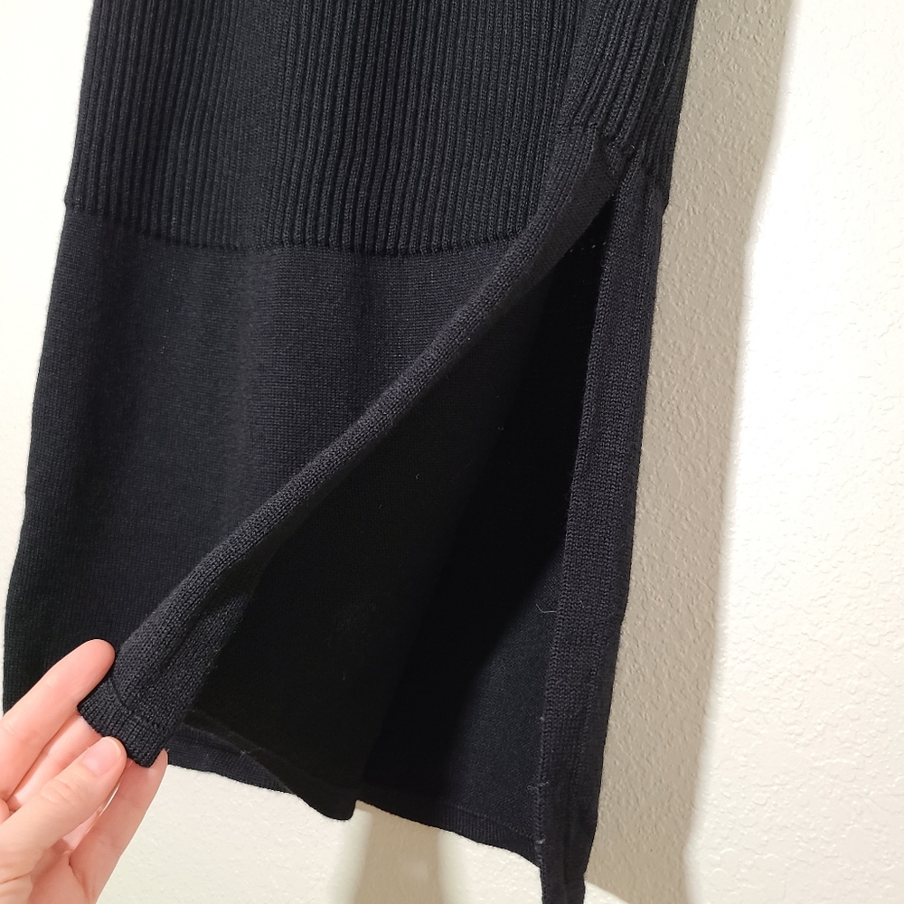 Vintage Joseph Tricot Ribbed Wool Midi Skirt - Picture 9 of 15
